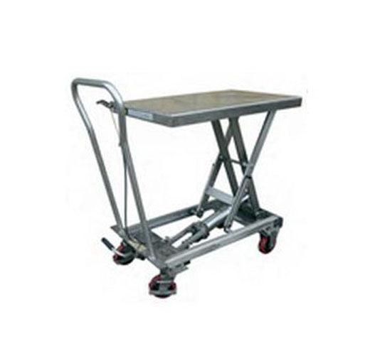 100kg Manual Stainless Steel Scissor Lift Table Lift Mate BSL10SS