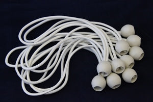 Ball Bungees 30cm White - Pack of 50