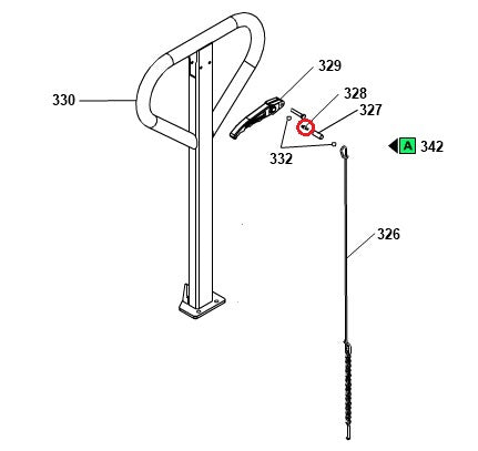 Spring Lowering Lever GS22 Basic Pramac G001126