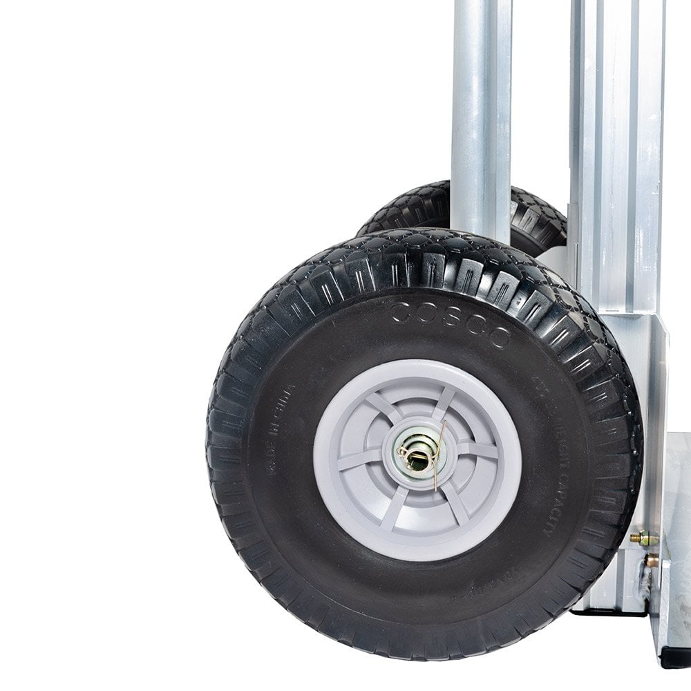 350kg 3-in-1 Aluminium Sack Truck Puncture Proof Wheels