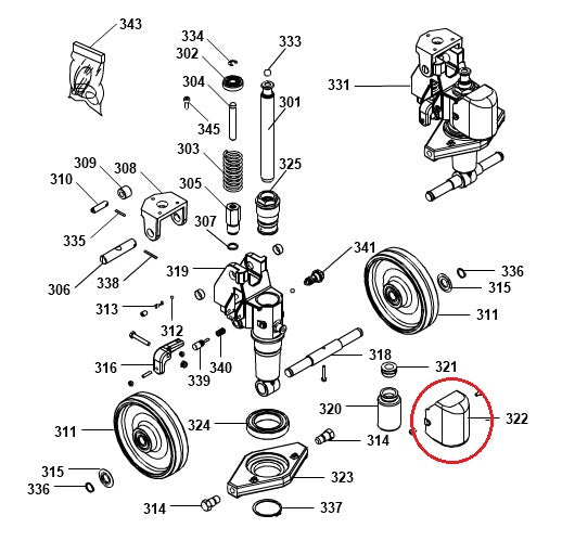 Hydraulic Oil Tank Cover GS22 Basic Pramac S0004018005