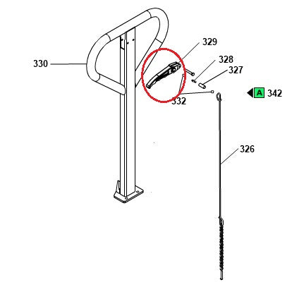 Lowering Lever GS22 Basic Pramac S0004018006