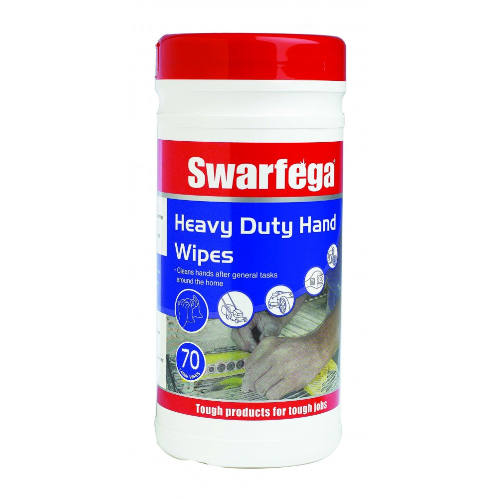 Swarfega SWHD70W Heavy Duty Hand Wipes 70 Wipes