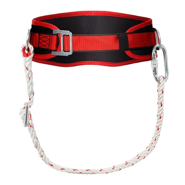 Work Positioning Belt Complete With Rope And Karabiner